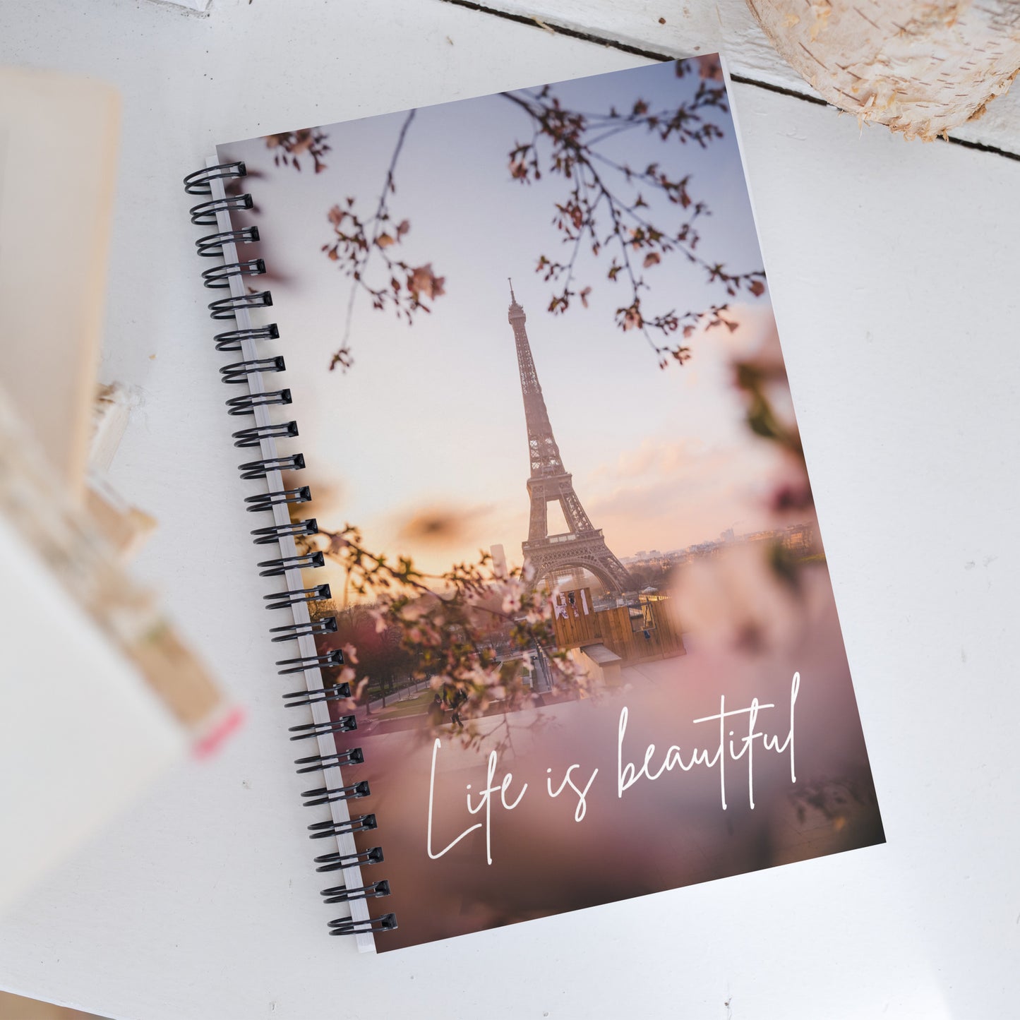 Life is Beautiful Spiral notebook