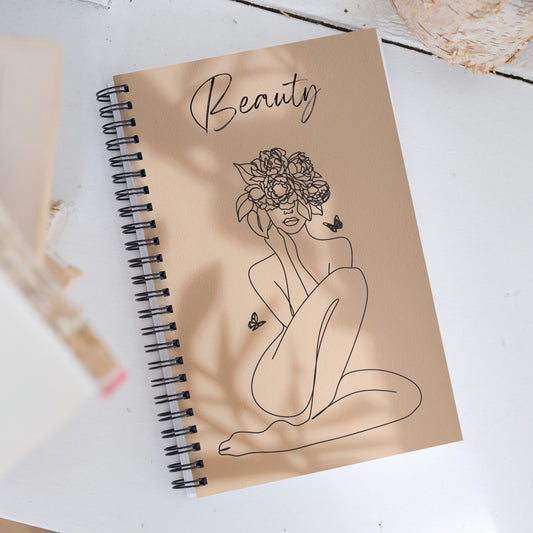 Beauty Spiral Notebook