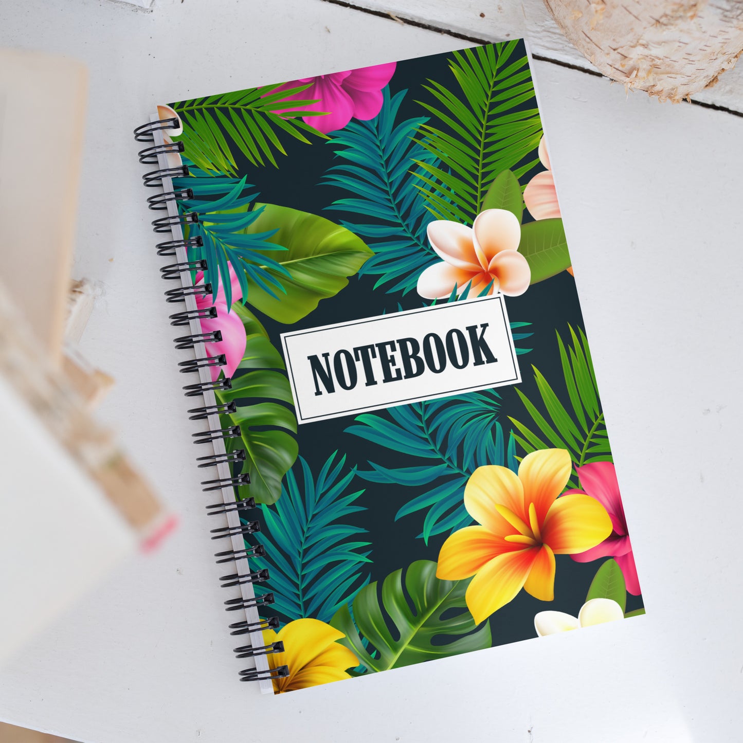 Tropical Garden Spiral Notebook