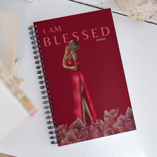 I Am Blessed Spiral Notebook