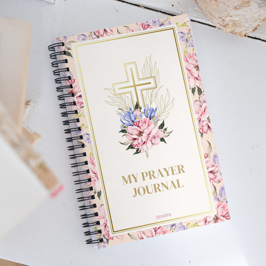 Cross My Prayer Journal Spiral Notebook