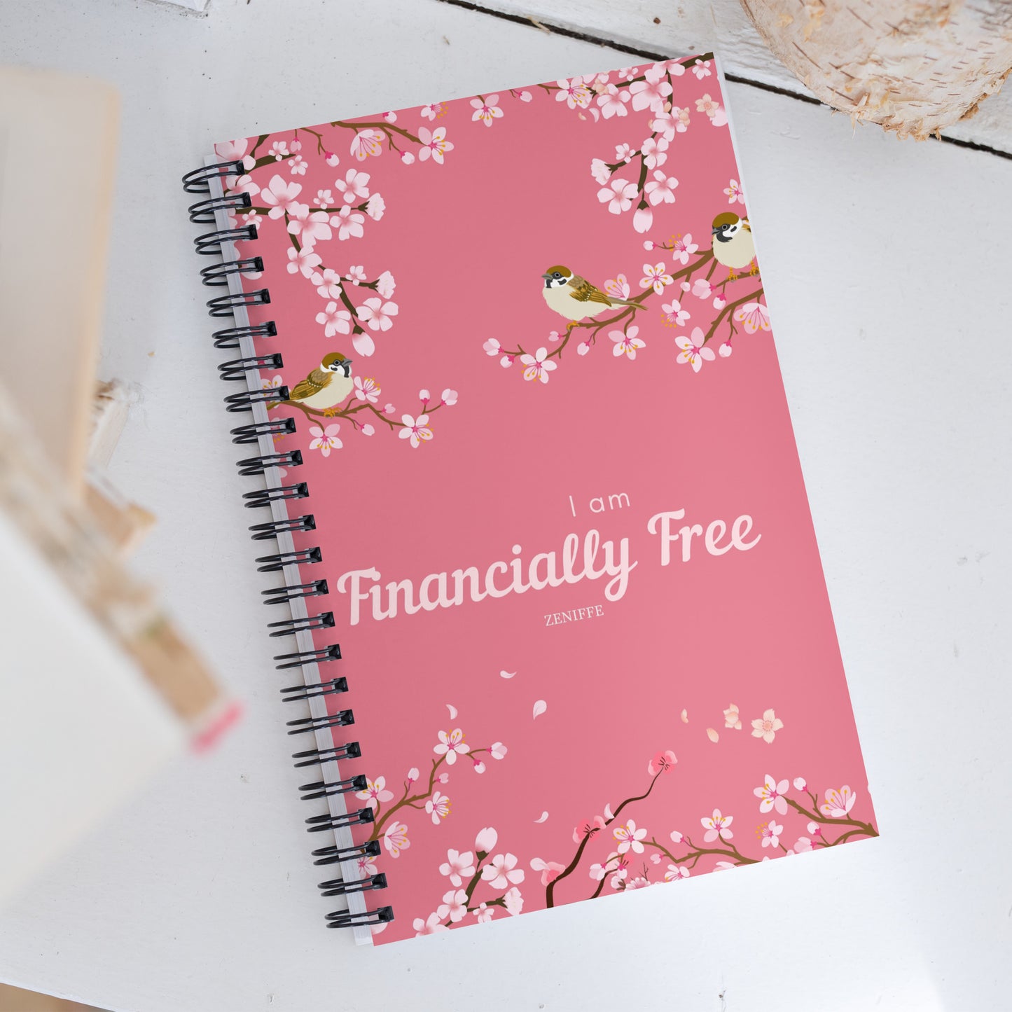 I Am Financially Free Spiral Notebook