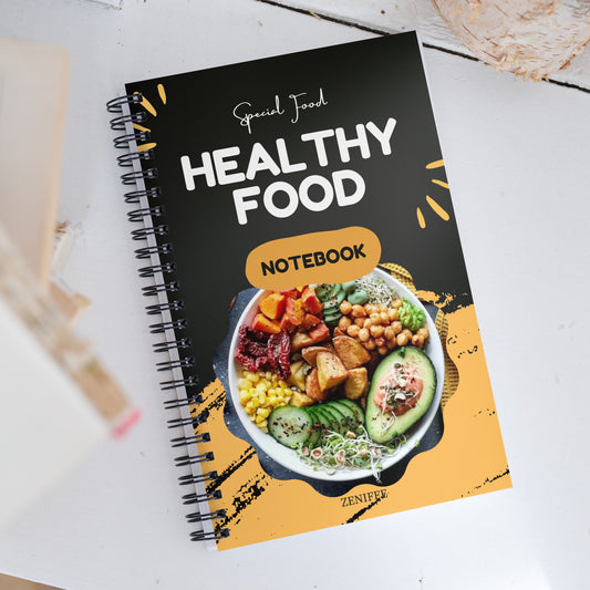 Special Food Healthy Food Spiral Notebook