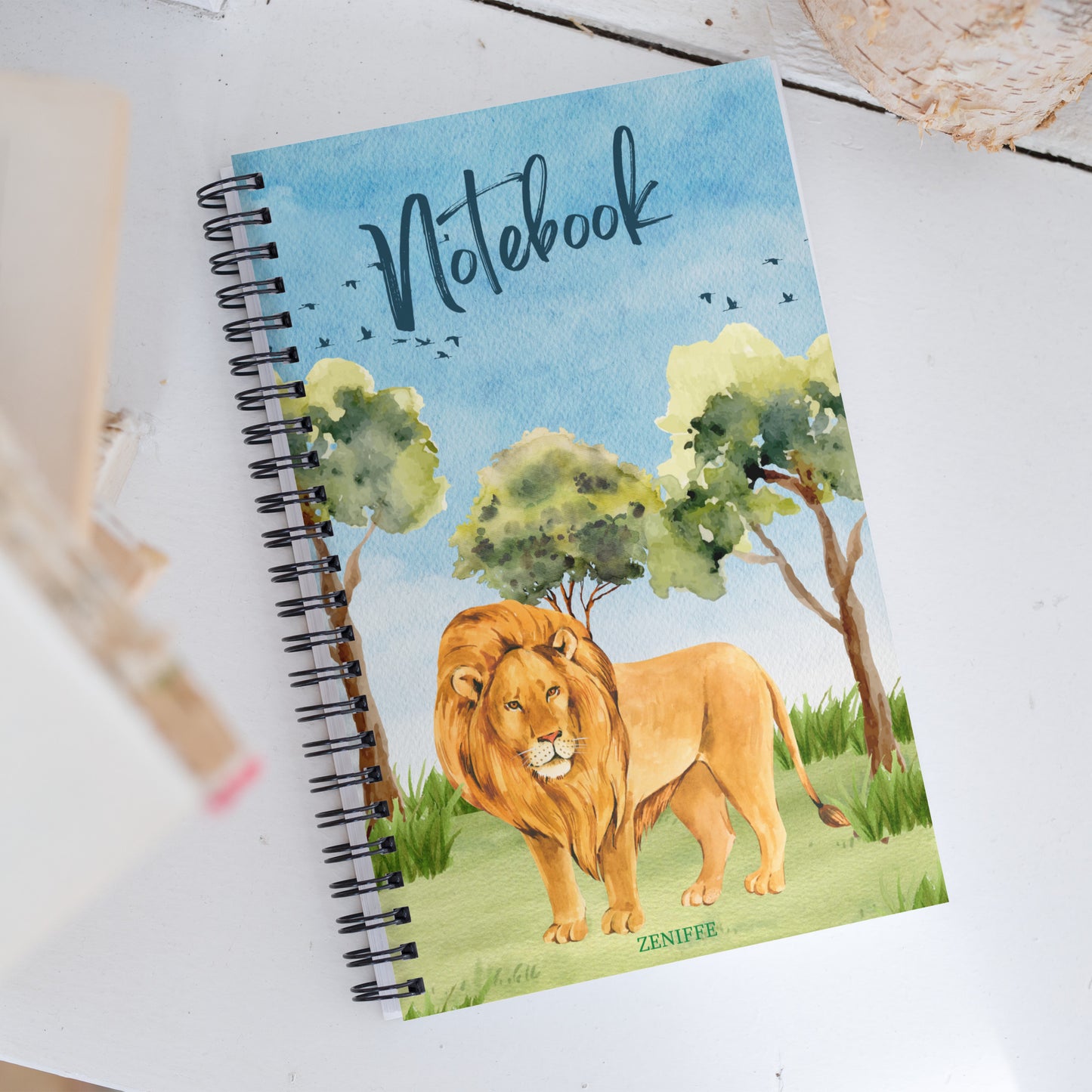 King Of The Jungle Spiral Notebook