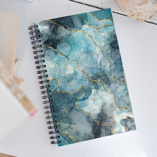 Blue Marble Spiral Notebook