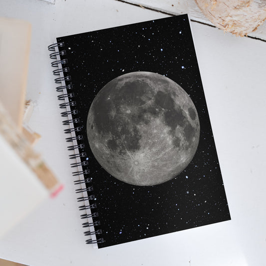 Full Moon Spiral Notebook