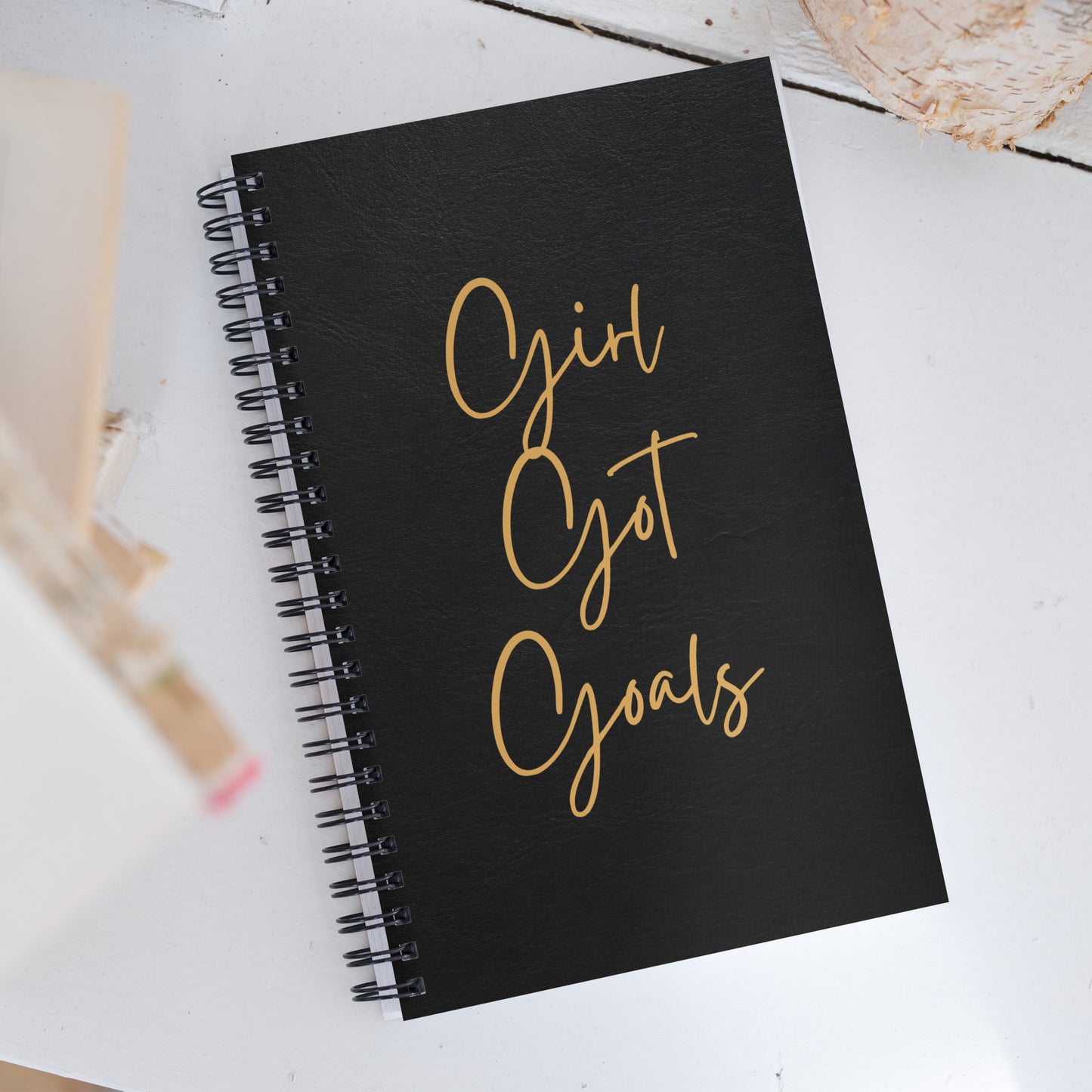 Girl Got Goals Spiral Notebook