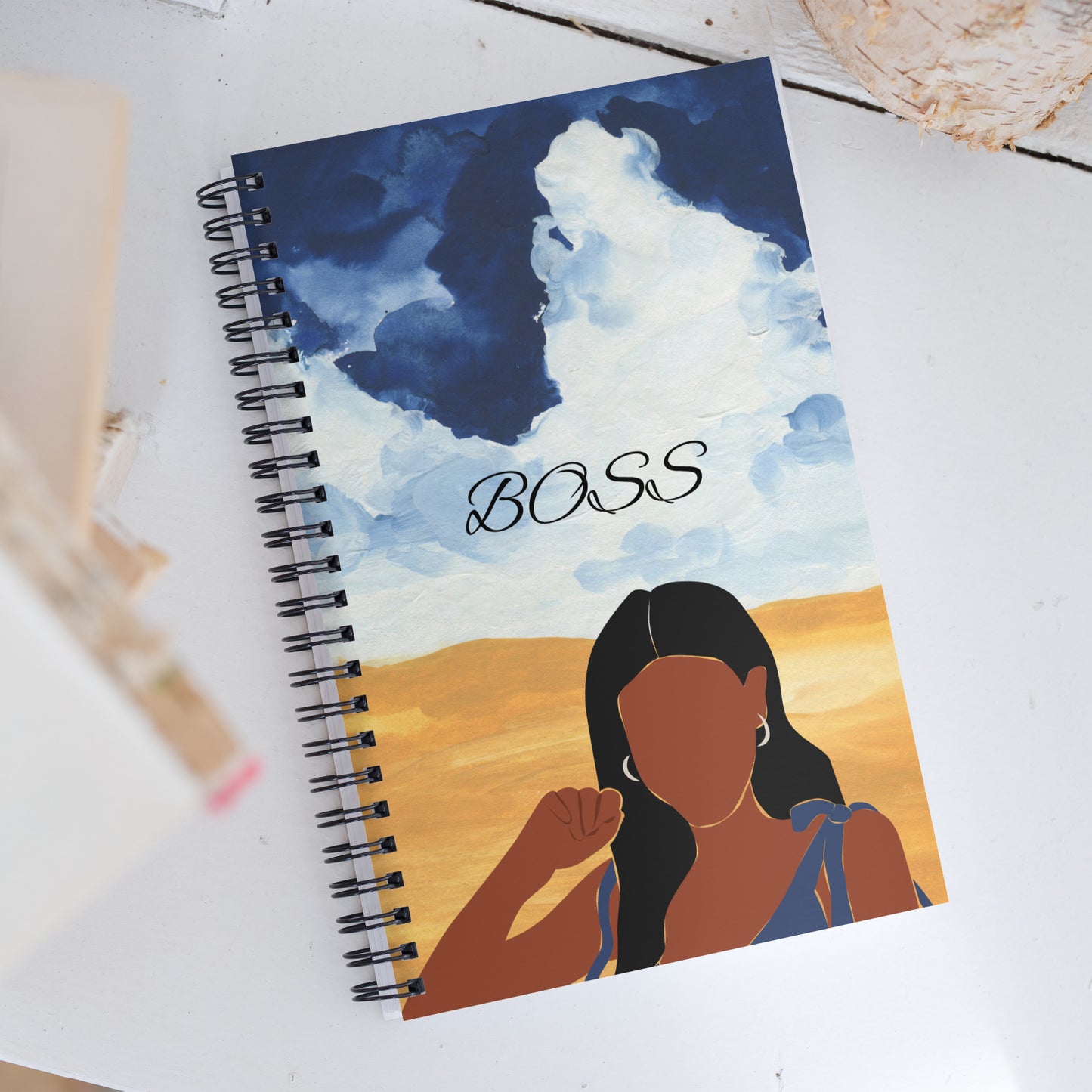 Be A Boss Spiral notebook