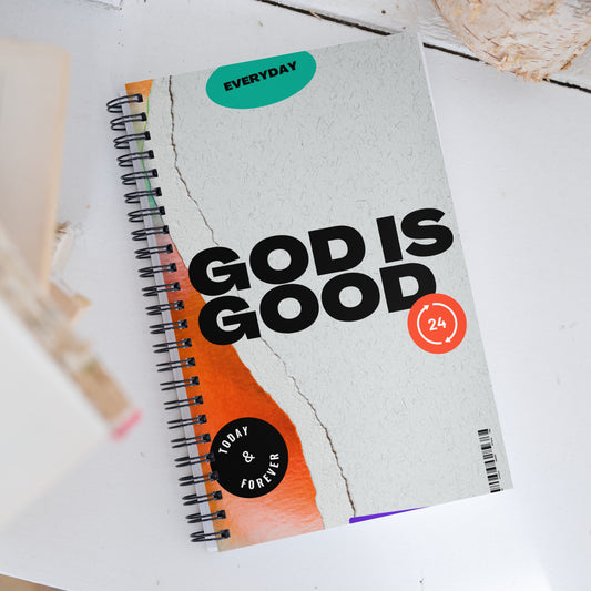 God Is Good Spiral Notebook