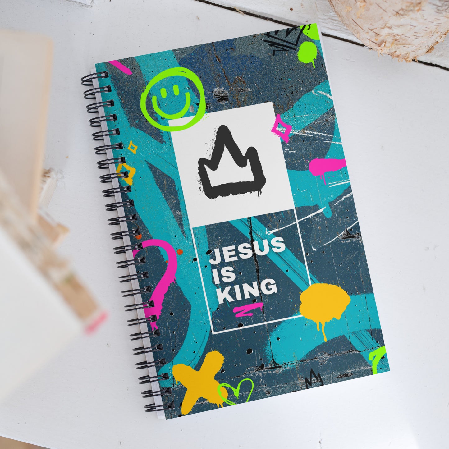 Jesus Is King Spiral Notebook