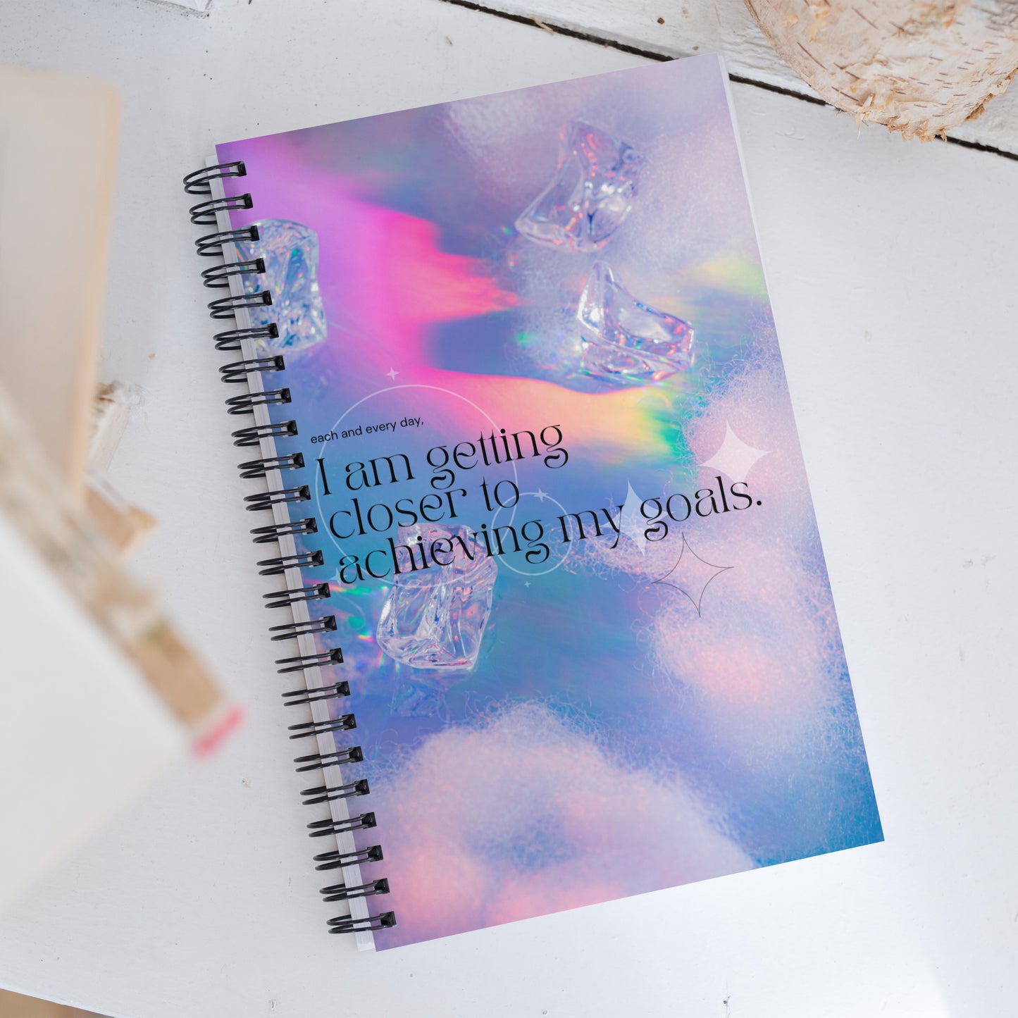 I Am Getting Closer To Achieving My Goals Spiral Notebook