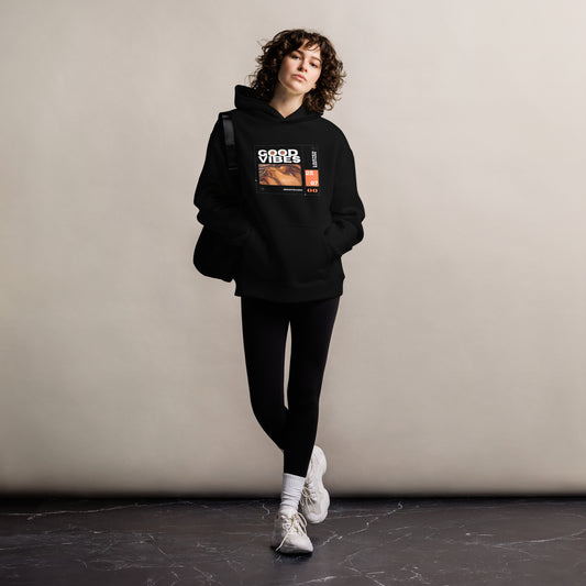 Unisex oversized hoodie  Good Vibes